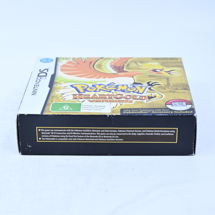 Pokemon HeartGold - Nintendo DS Game Boxed + PokeWalker + Manual Heart Gold