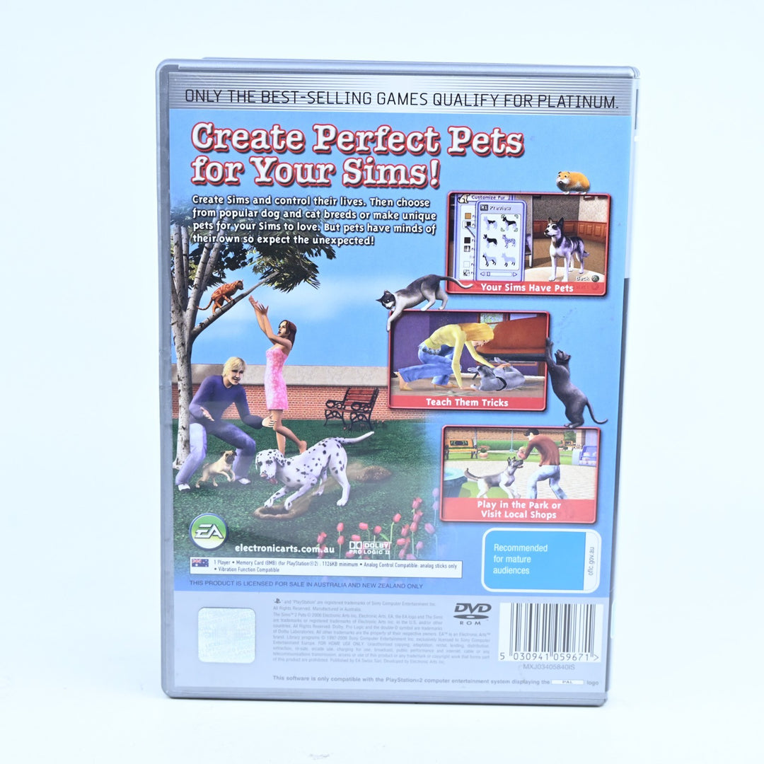 The Sims 2 Pets - Sony Playstation 2 / PS2 Game + Manual - MINT DISC!