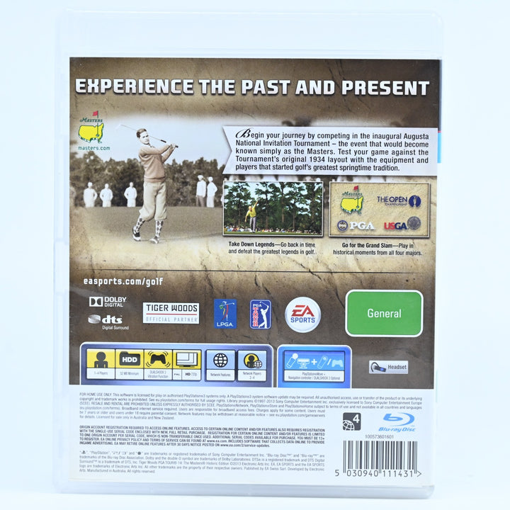 EA Sports: Masters Historic Edition - Includes PGA Tour 14 - PS3 Game