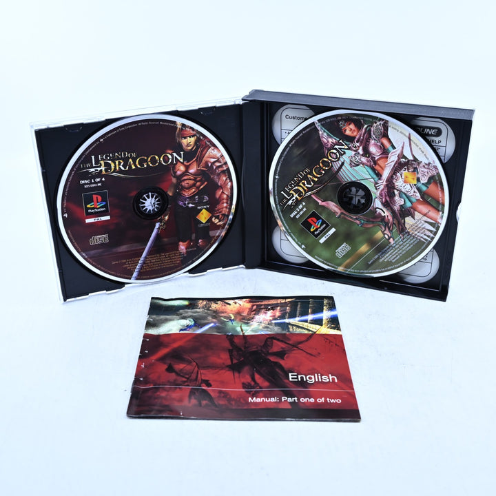 The Legend of Dragoon - Sony Playstation 1 / PS1 Game + Manual - PAL