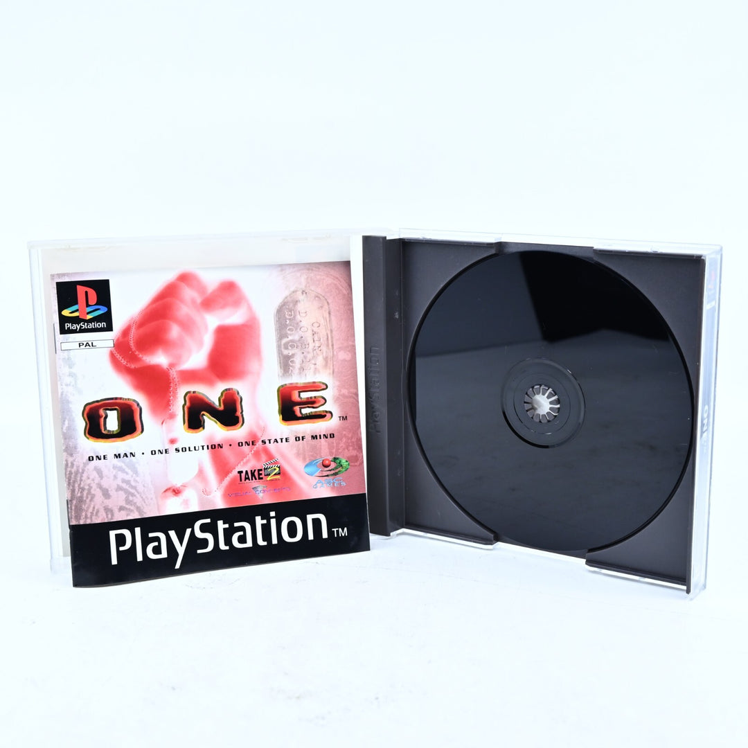 ONE - Sony Playstation 1 / PS1 Game + Manual - PAL - MINT DISC!