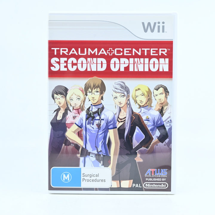 Trauma Center: Second Opinion - Nintendo Wii Game + Manual - PAL - MINT DISC!