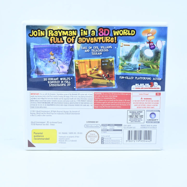 Rayman 3D - Nintendo 3DS Game - PAL + Manual - FREE POST!