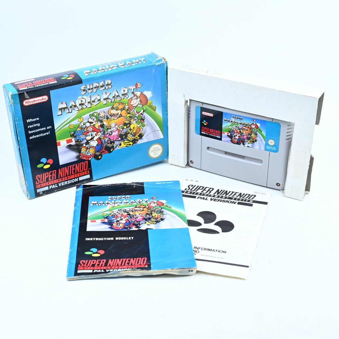 Super Mario Kart - Super Nintendo / SNES Boxed Game - PAL - FREE POST!