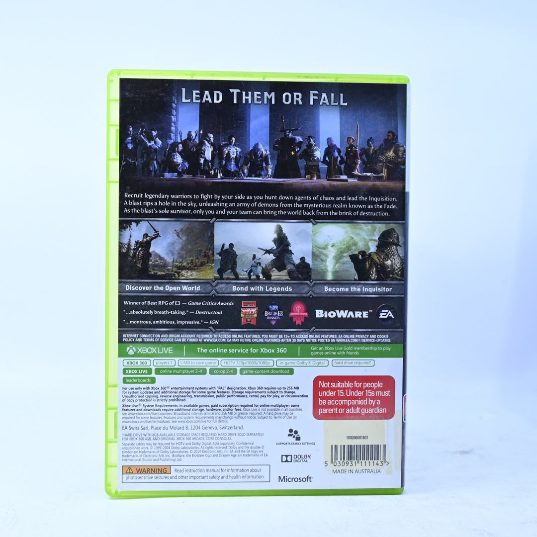 Dragon Age Inquisition - Xbox 360 Game + Manual - PAL - MINT DISC!