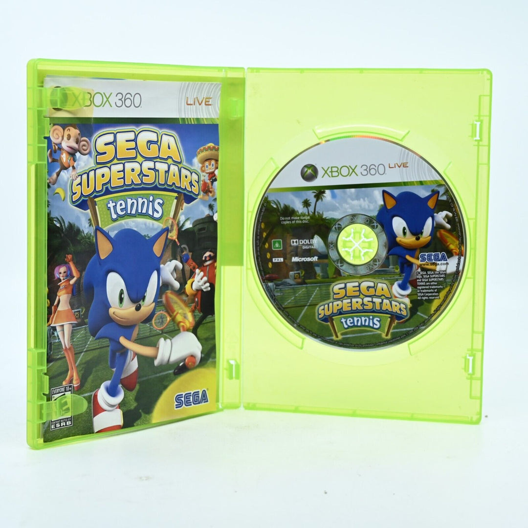 SEGA Superstars Tennis - Xbox 360 Game + Manual - PAL - MINT DISC!