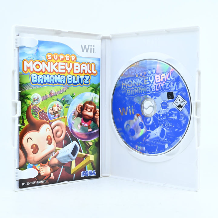 Super Monkey Ball: Banana Blitz - Nintendo Wii Game + Manual - PAL - MINT DISC!