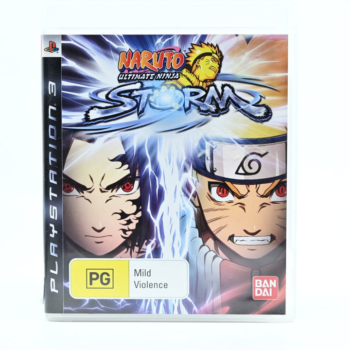 Naruto Ultimate Ninja Storm - Sony Playstation 3 / PS3 Game + Manual - MINT DISC