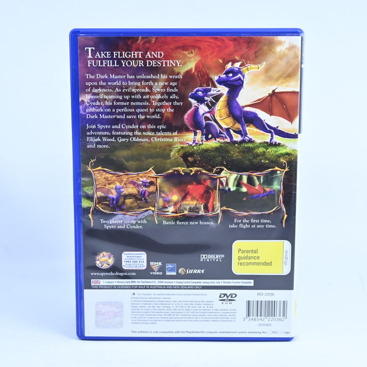 The Legend of Spyro: Dawn of the Dragon - Sony Playstation 2 / PS2 Game + Manual