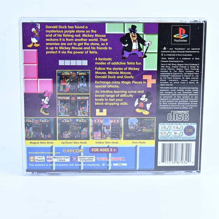 Magical Tetris Challenge - Sony Playstation 1 / PS1 Game + Manual - PAL