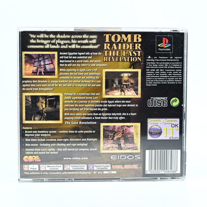 Tomb Raider The Last Revelation - Sony Playstation 1 / PS1 Game - MINT DISC!