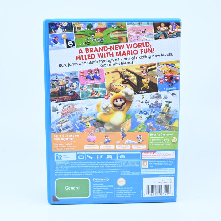 Super Mario 3D World - Nintendo Wii U Game - PAL - FREE POST!