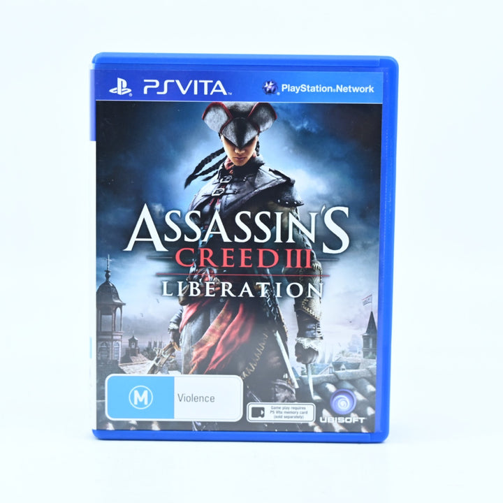 Assassin's Creed III: Liberation - Sony PS Vita Game - FREE POST!