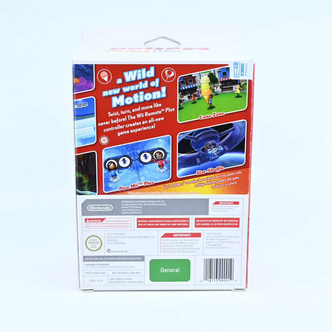 Wii Play Motion - With Motion Plus Controller - Nintendo Wii Game + Manual - PAL
