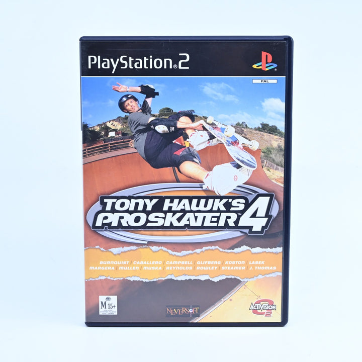 Tony Hawk's Pro Skater 4 + Manual - Sony Playstation 2 / PS2 Game - PAL