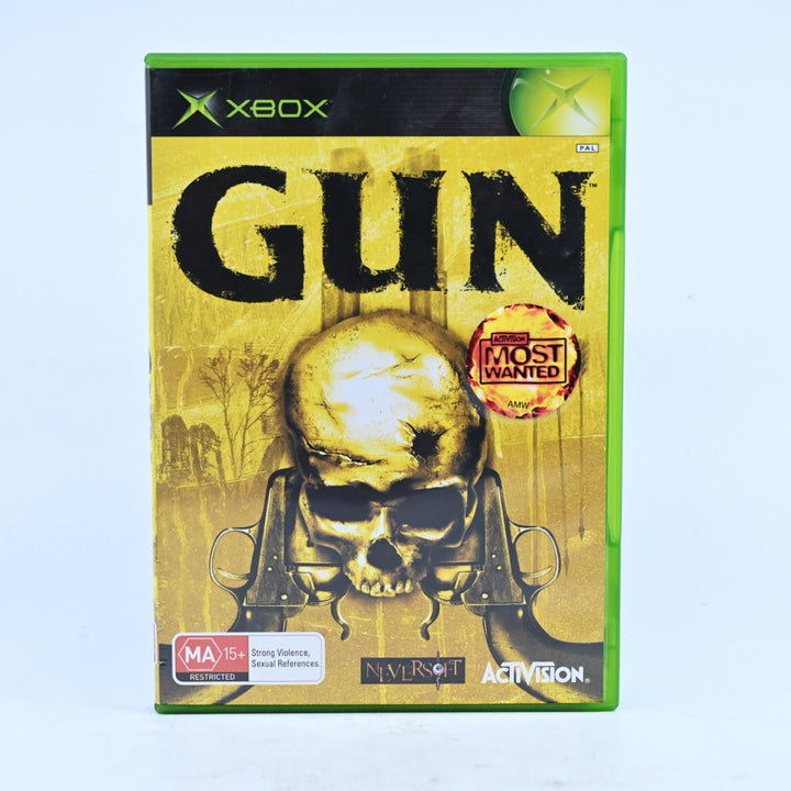 Gun - Original Xbox Game + Manual - PAL - MINT DISC!