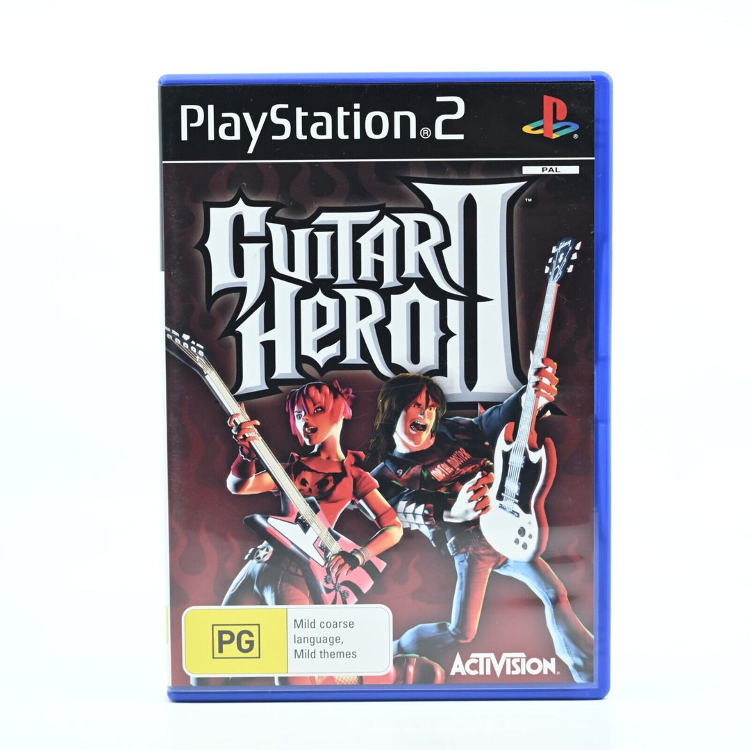 Guitar Hero II - Sony Playstation 2 / PS2 Game + Manual - PAL