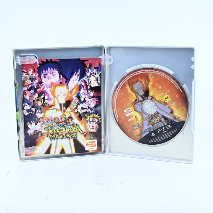 Naruto Shippuden: Ultimate Ninja Storm Revolution Steelbook - PS3 Game + Manual
