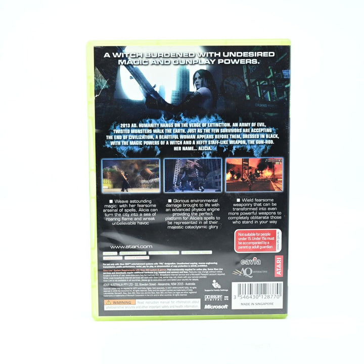 Bullet Witch - Xbox 360 Game + Manual - PAL - FREE POST!