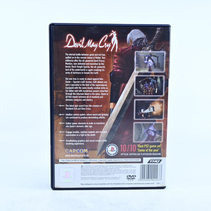 Devil May Cry - Sony Playstation 2 / PS2 Game + Manual - PAL - MINT DISC!