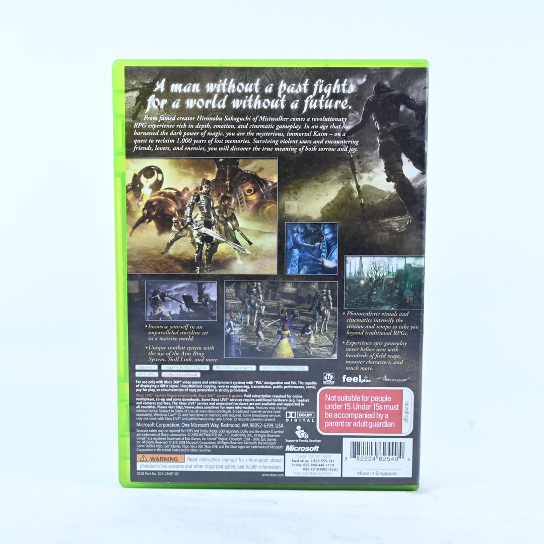 Lost Odyssey - Xbox 360 Game + Manual - PAL - MINT DISC!