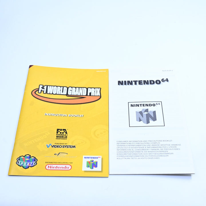 F-1 World Grand Prix - N64 / Nintendo 64 Boxed Game - PAL - FREE POST!