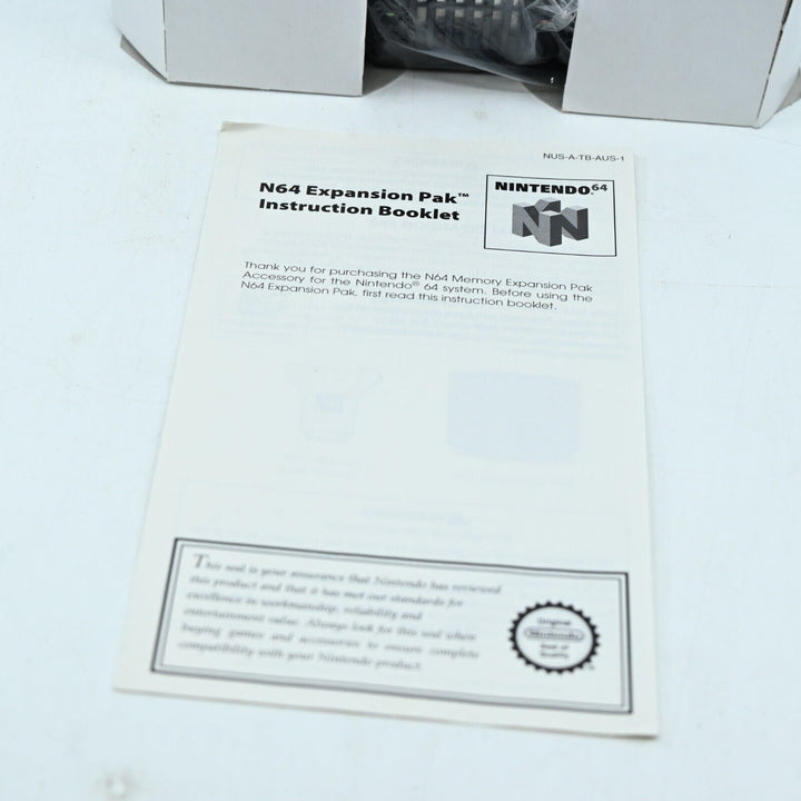 Boxed Expansion Pak - N64 / Nintendo 64 Accessory - PAL - FREE POST!