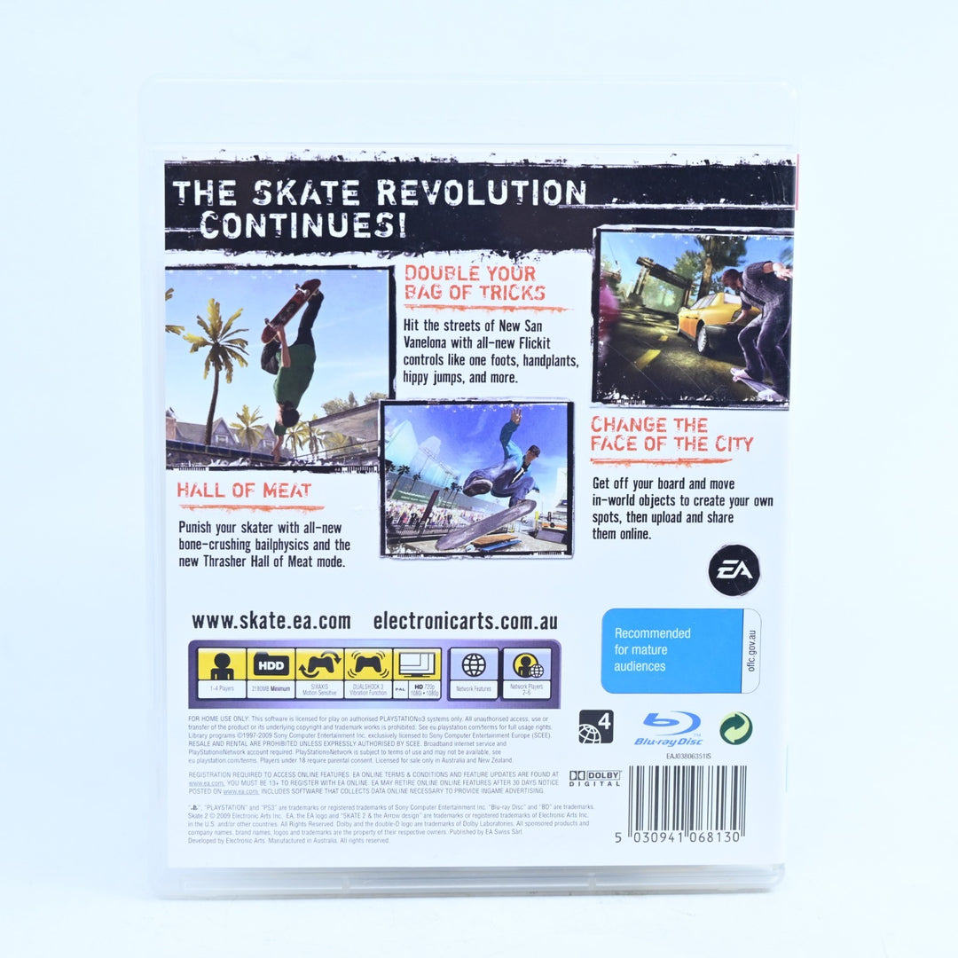 Skate 2 - Sony Playstation 3 / PS3 Game + Manual - FREE POST!