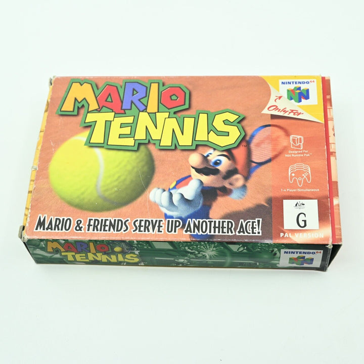 Mario Tennis - N64 / Nintendo 64 Boxed Game - PAL - FREE POST + Box Protector!