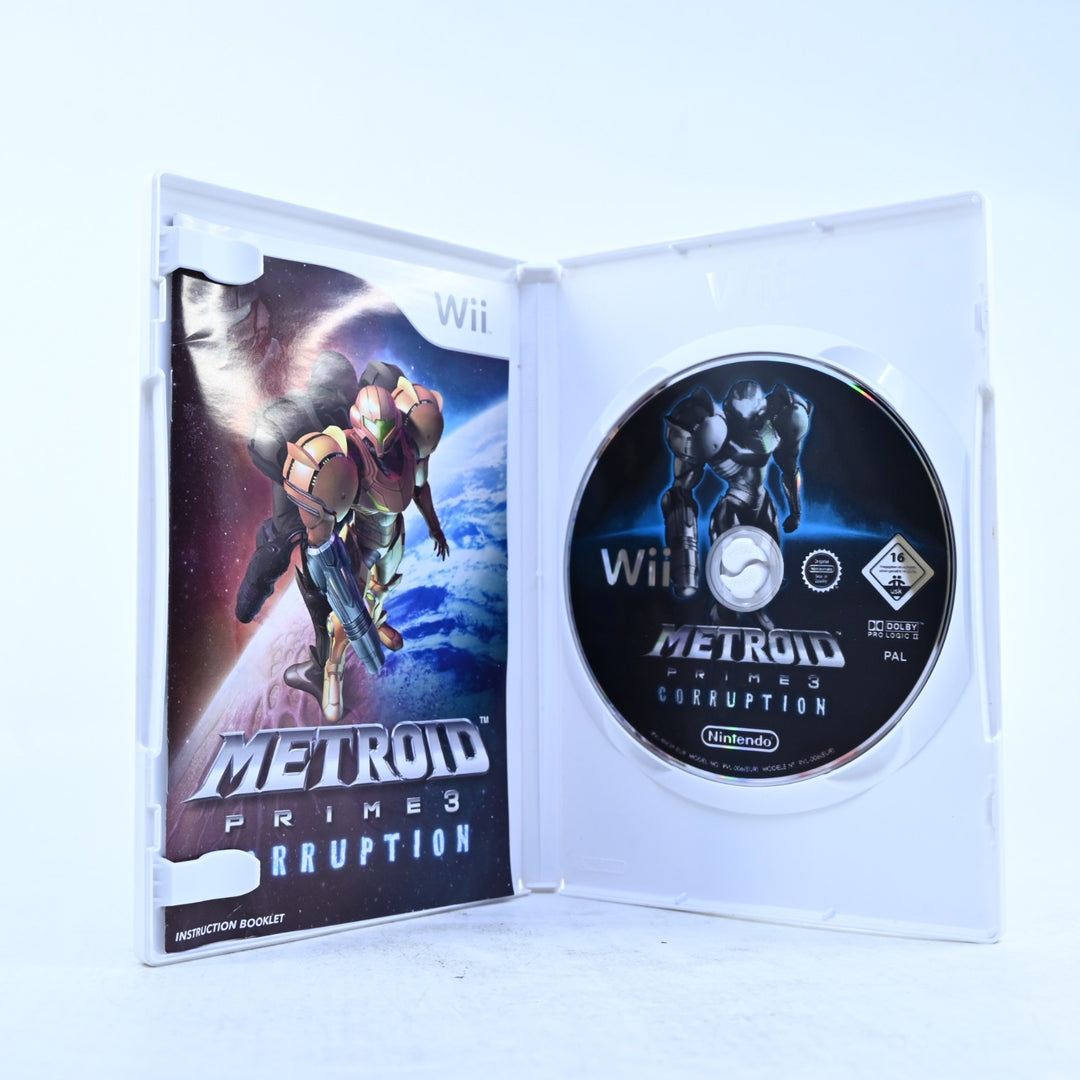 Metroid Prime 3: Corruption - Nintendo Wii Game - PAL - MINT DISC!