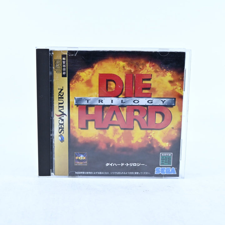 Dynamite Deka - [Die Hard Trilogy] - Sega Saturn Game + Manual - NTSC-J