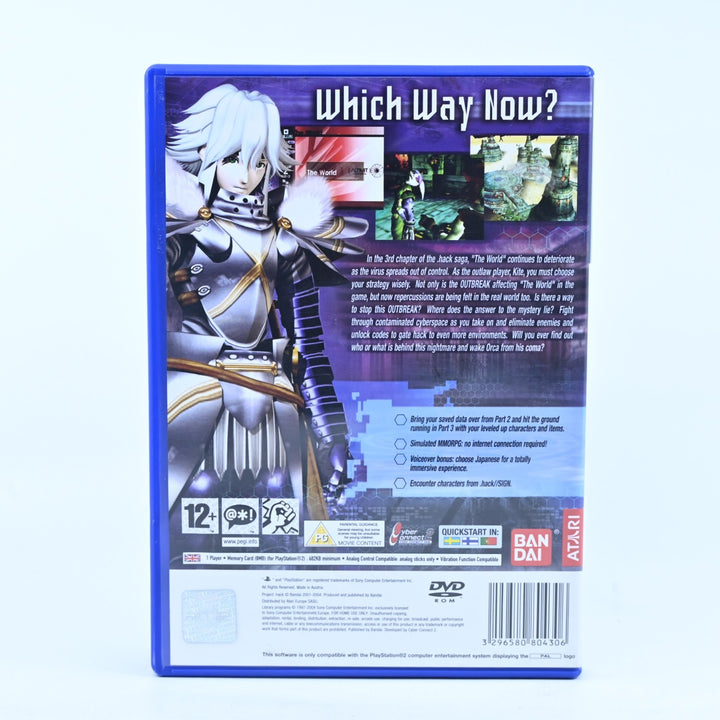 Dot .hack // Outbreak Part 3 - Sony Playstation 2 / PS2 Game + Manual - PAL