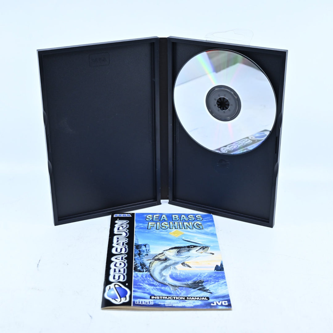 Sega Bass Fishing - Sega Saturn Game + Manual - PAL - MINT DISC!