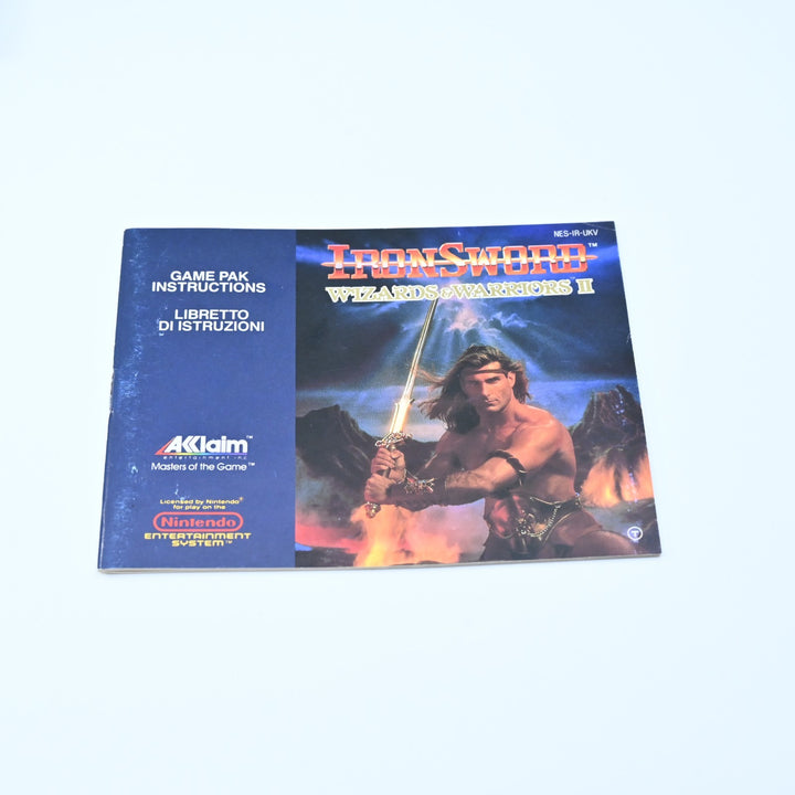Iron Sword: Wizards &amp; Warriors II - NES Boxed Game - PAL - FREE POST!