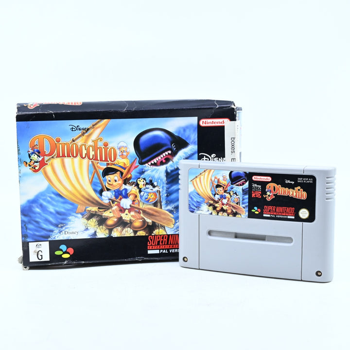 Pinocchio - Super Nintendo / SNES Boxed Game - PAL - FREE POST!