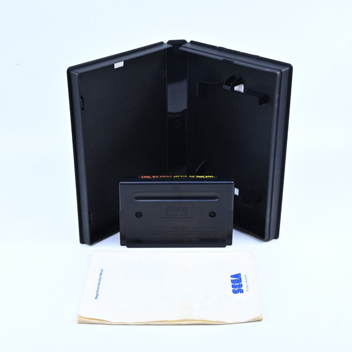 World Cup Italia '90 - Sega Mega Drive Game + Manual - PAL - FREE POST!