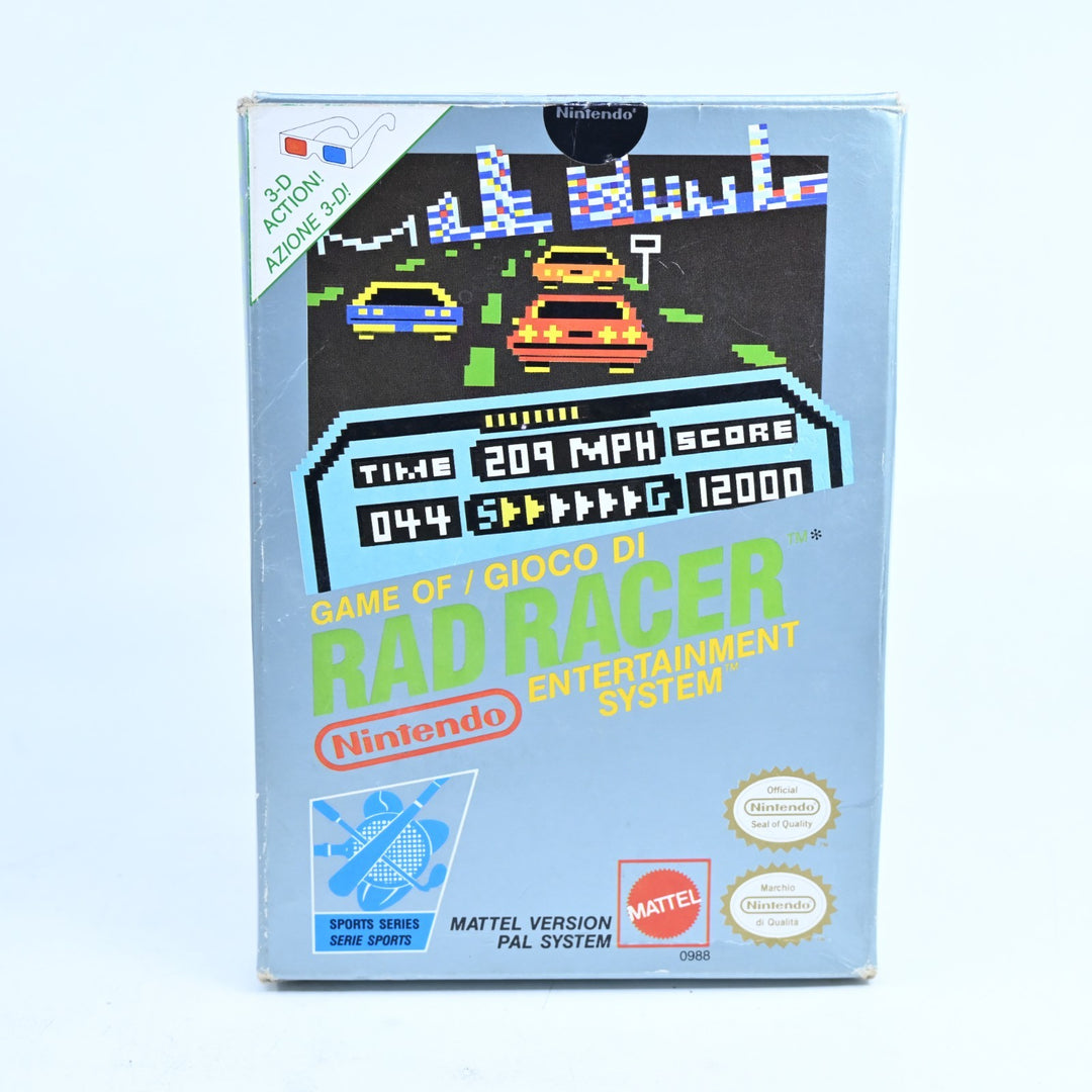 Rad Racer - Nintendo Entertainment System / NES Boxed Game - No Manual - PAL