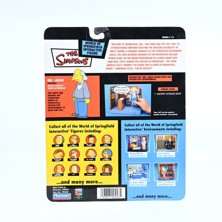 Mr. Largo - Simpsons Intelli-Tronic Voice Activation Toy - Playmates