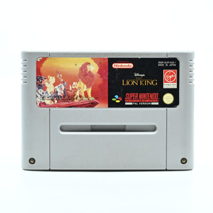 The Lion King - Super Nintendo / SNES Game - PAL - FREE POST!