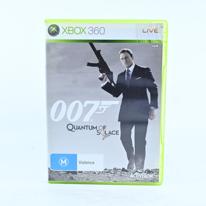 007: Quantum of Solace - Xbox 360 Game + Manual - PAL - MINT DISC!