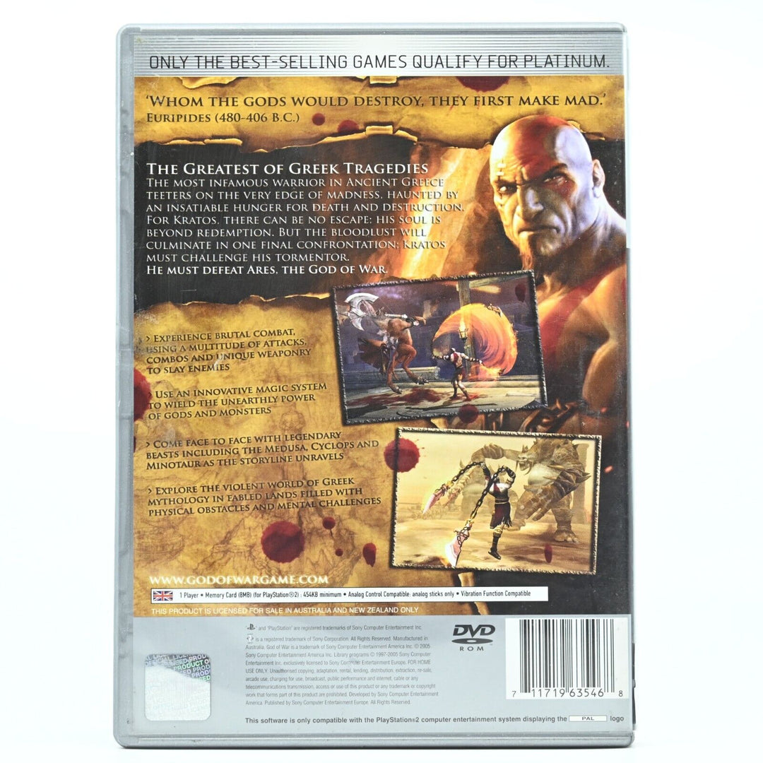 God of War #3 Platinum - Sony Playstation 2 / PS2 Game - PAL - FREE POST!