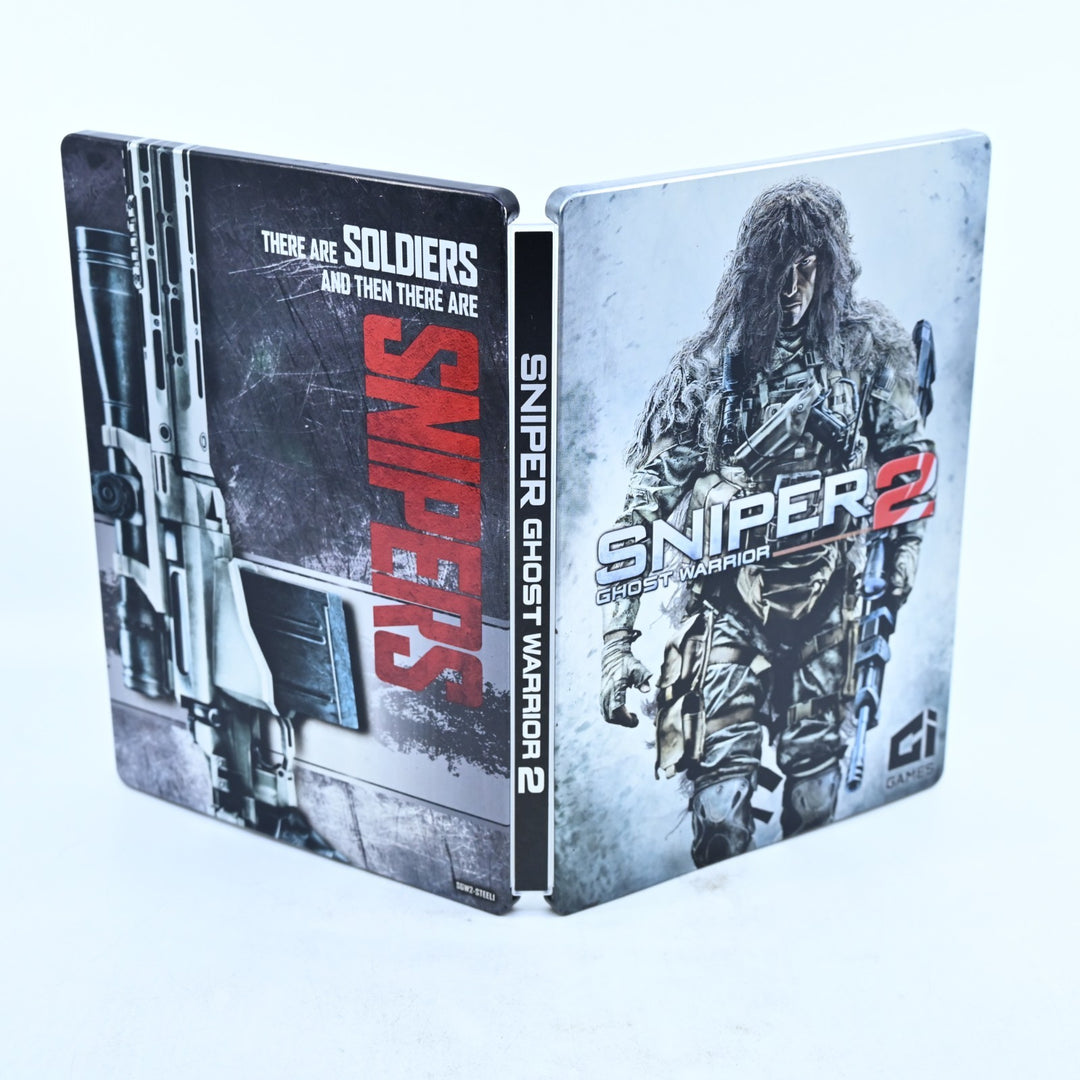 Sniper Ghost Warrior 2 - Limited Edition Steelbook - Xbox 360 Game + Manual