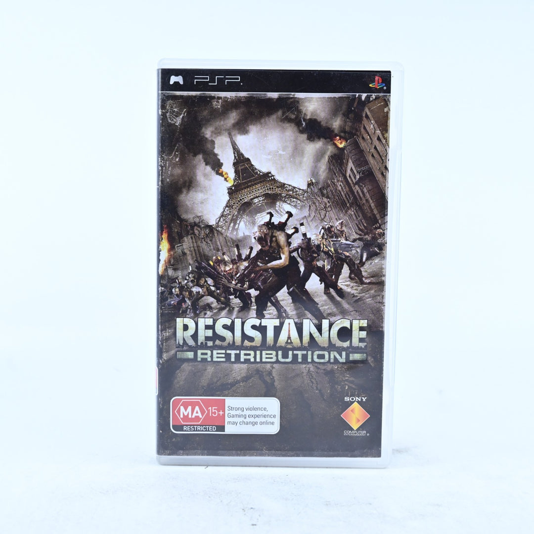 Resistance: Retribution - Sony PSP Game - No Manual - FREE POST!