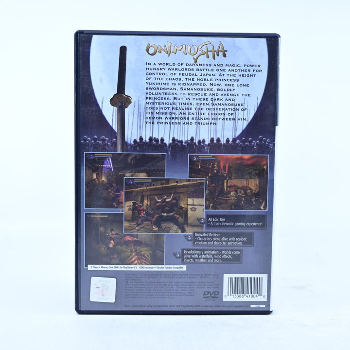 Onimusha: Warlords - Sony Playstation 2 / PS2 Game + Manual - PAL - MINT DISC!