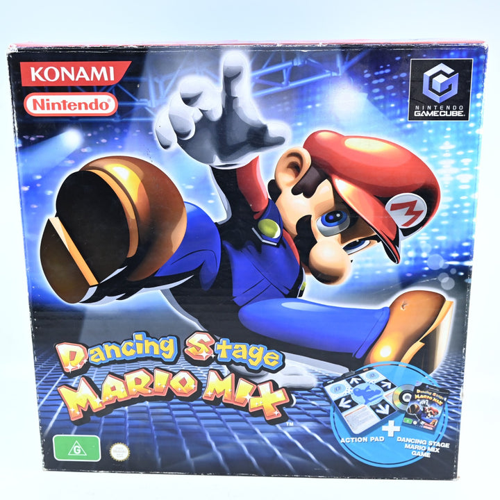 Dancing Stage Mario Mix with Dance Mat - Nintendo Gamecube Game + Manual - PAL