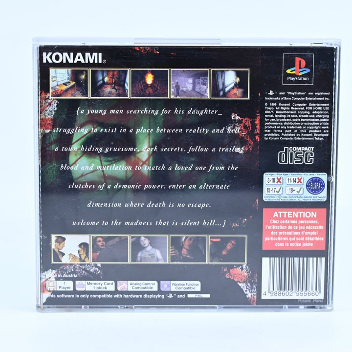 Silent Hill - Sony Playstation 1 / PS1 Game + Manual - PAL - MINT DISC!