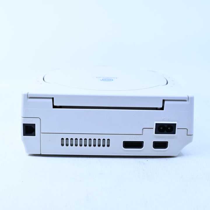 White - Sega Dreamcast Console + VMU - PAL - FREE POST!