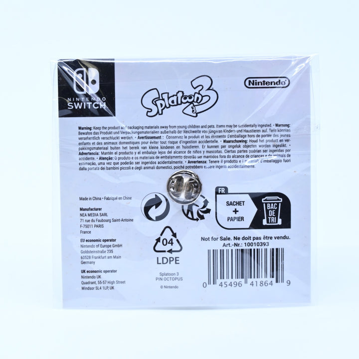 Nintendo Switch Splatoon 3 Purple Octopus - Pin / Other Toy