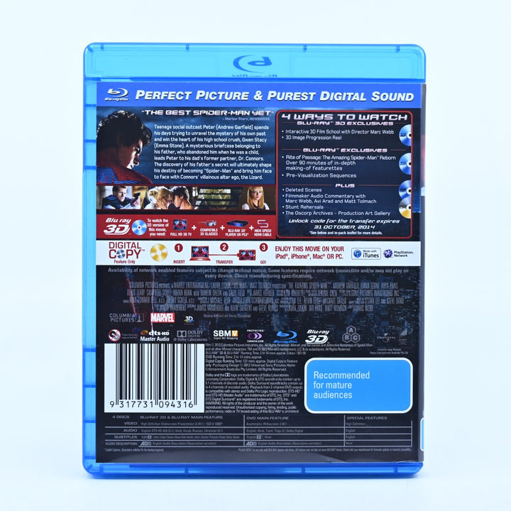The Amazing Spider-Man in 3D - Quad Play - Region B - Blu-ray 3D