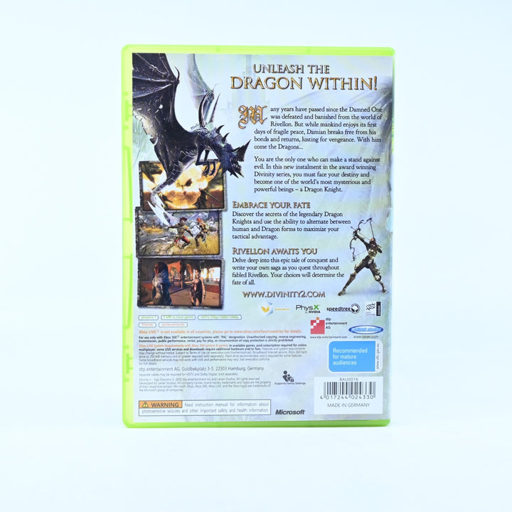 Divinity II Ego Draconis - Xbox 360 Game + Manual - PAL - MINT DISC!